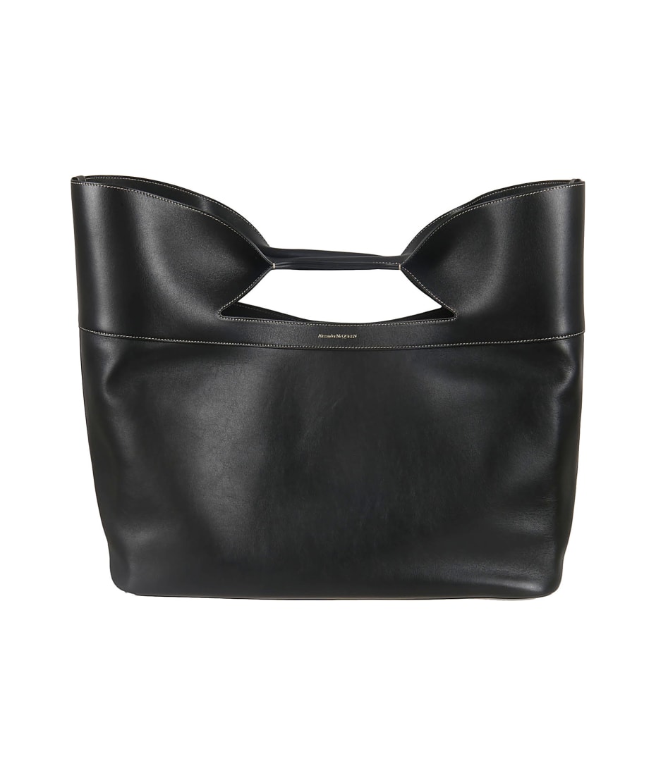 Alexander McQueen The Large Bow Logo Tote