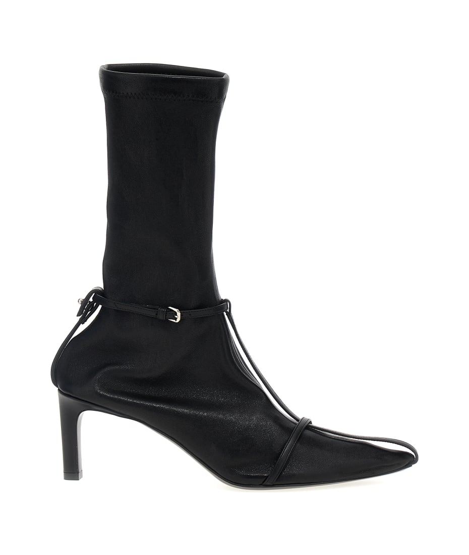 Jil Sander Strap Ankle Boots | italist