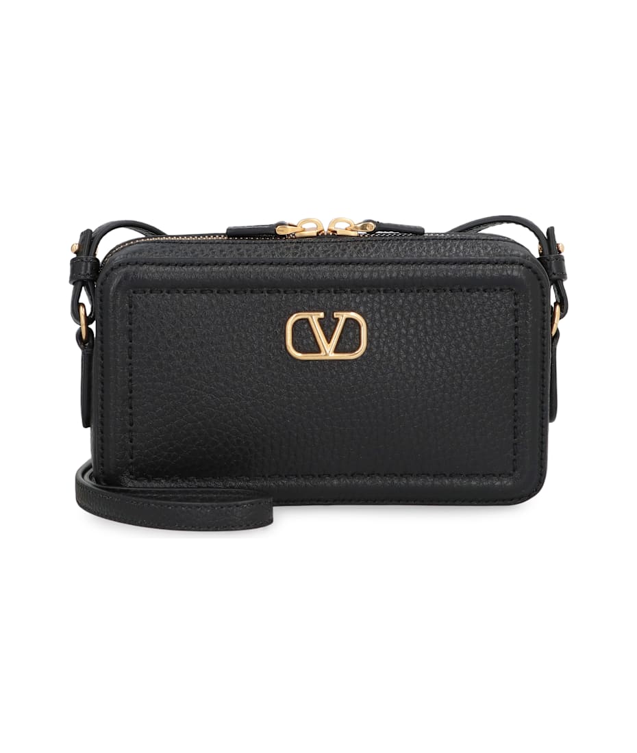 Valentino Garavani Alltime Leather Mini Crossbody Bag