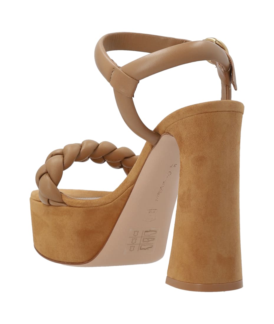サンダル・ミュール GIANVITO ROSSI Braided sandals Beige Gianvito Rossi Braided Sandals | italist