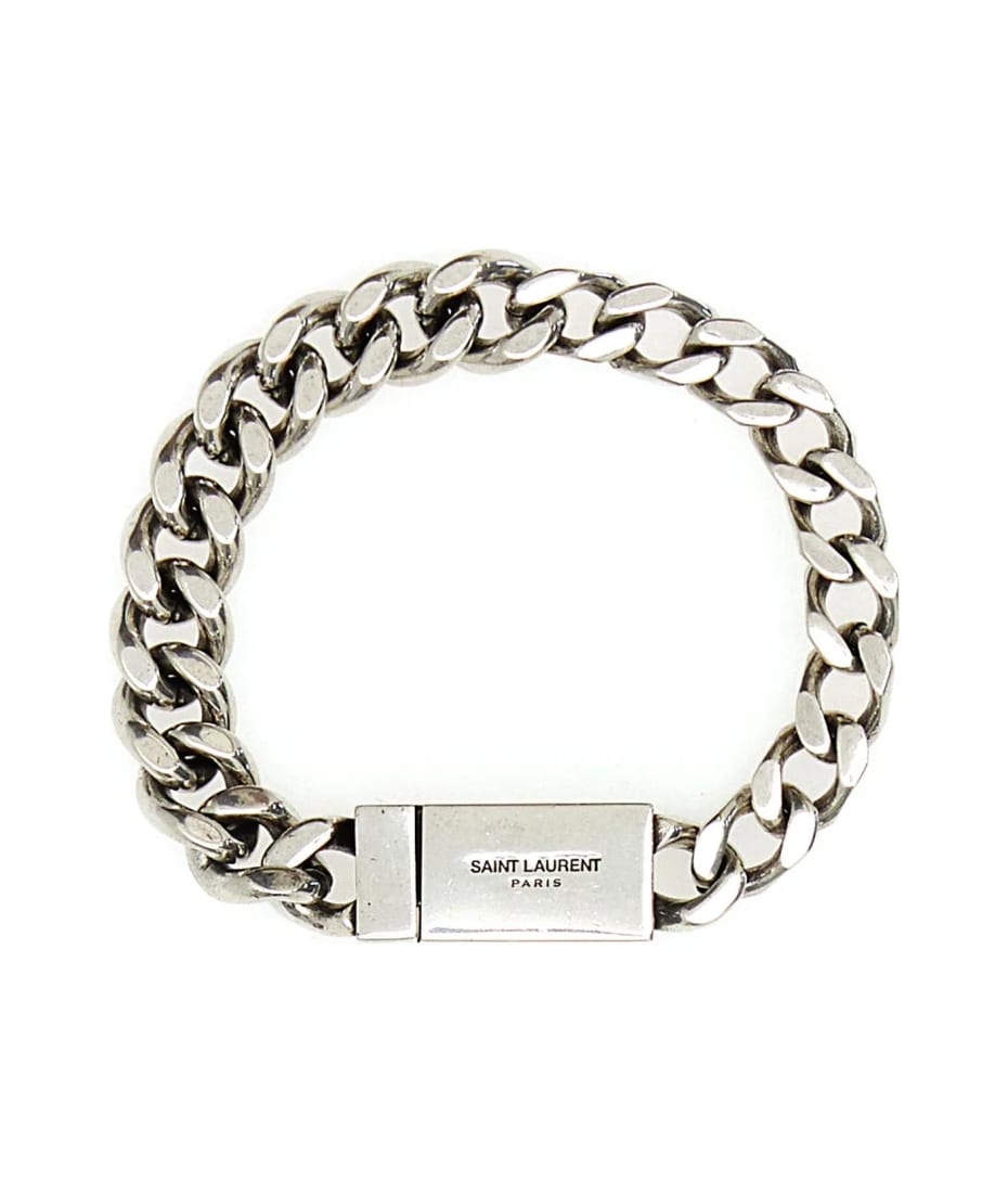 ブレスレット Saint Laurent Bracelets Saint Laurent Silver Metal Bracelet | italist