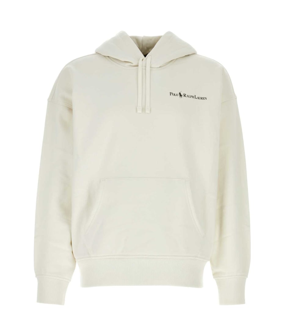パーカー・フーディ Polo Ralph Lauren Melanesiano Ivory Cotton Blend Sweatshirt Polo Ralph Lauren Cotton Blend Sweatshirt | italist, ALWAYS
