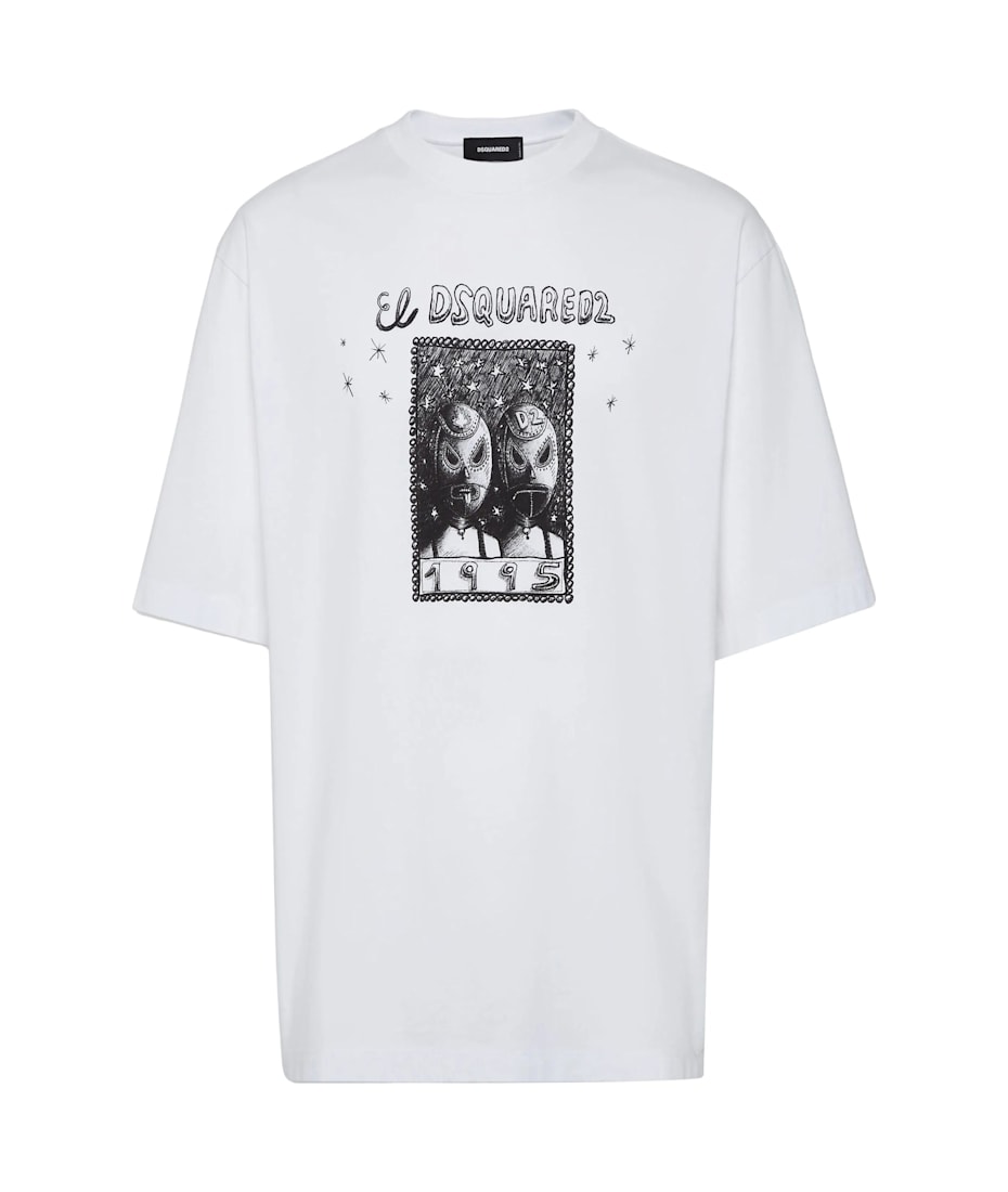 【関税＆送料込み】Dsquared2 T-Shirt With Print Dsquared2 T-shirt With Print | italist