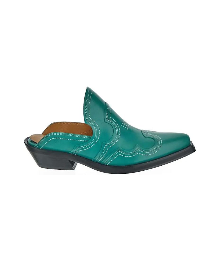 【送料&関税込】Ganni Western Mules Ganni Western Mules | italist