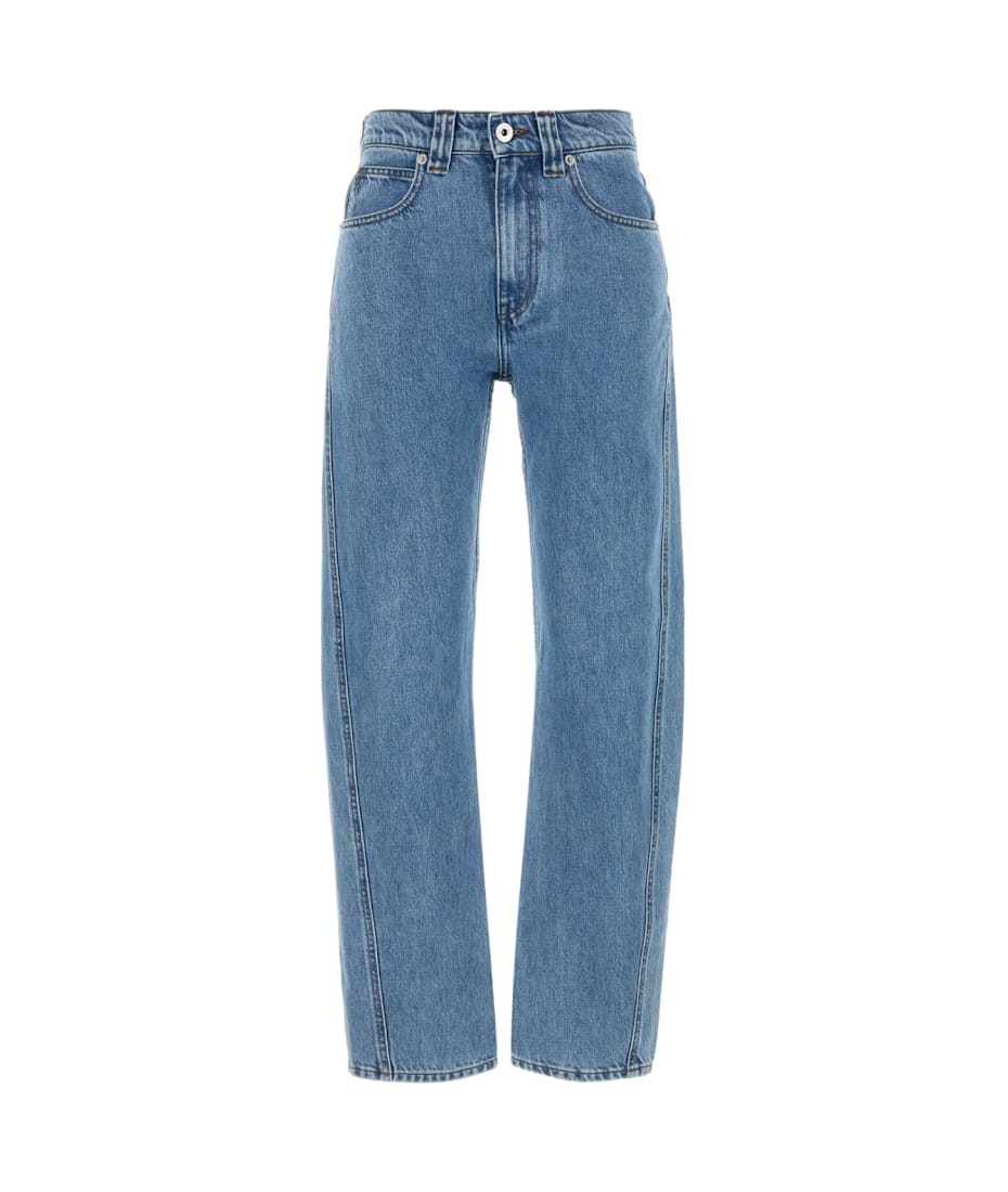 デニム・ジーパン JW ANDERSON Woman Jeans Gnawed Blue DT0111PG1774 804 J.W. Anderson Denim Jeans | italist