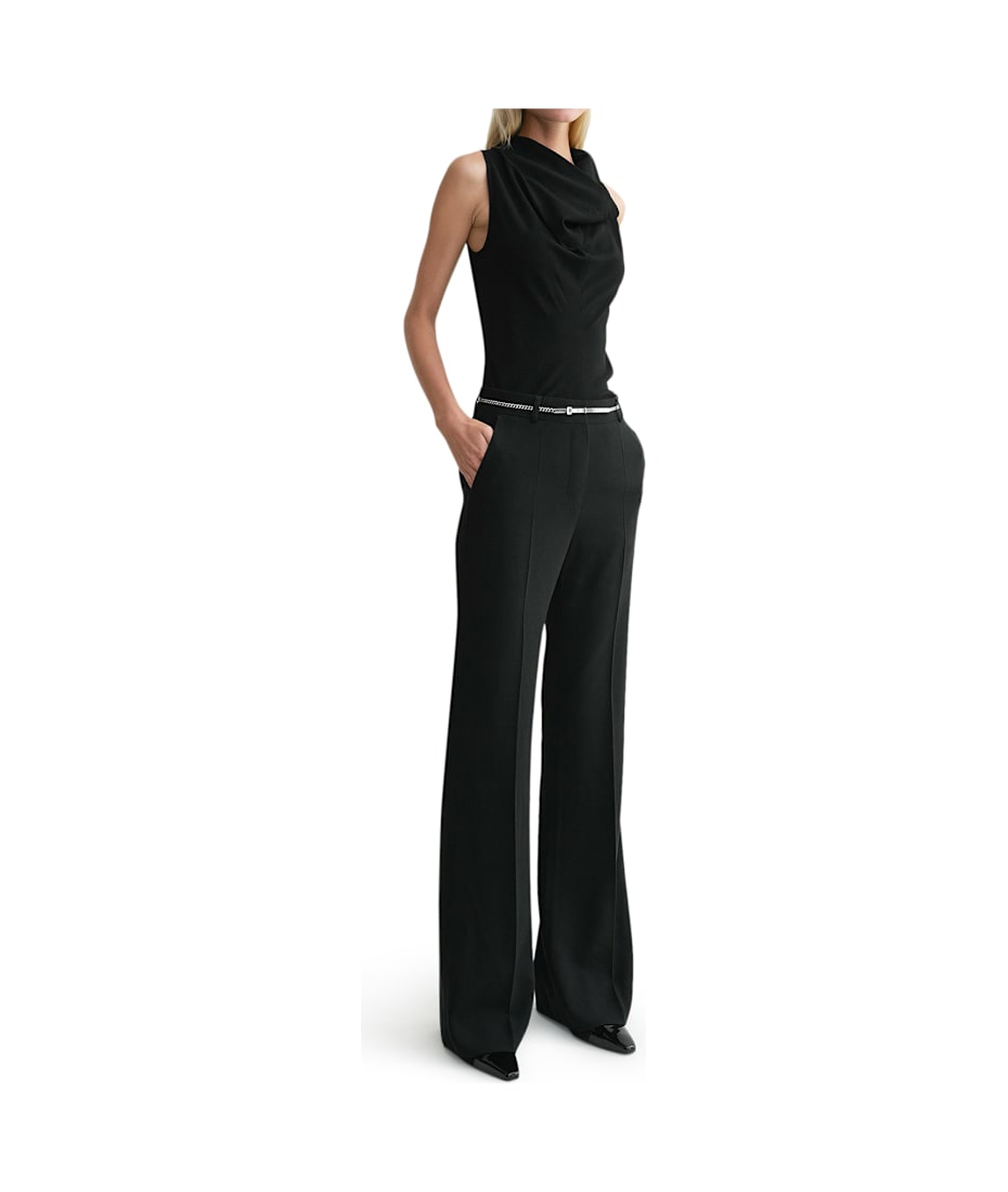 Totême Viscose And Virgin Wool Flare Trousers | italist