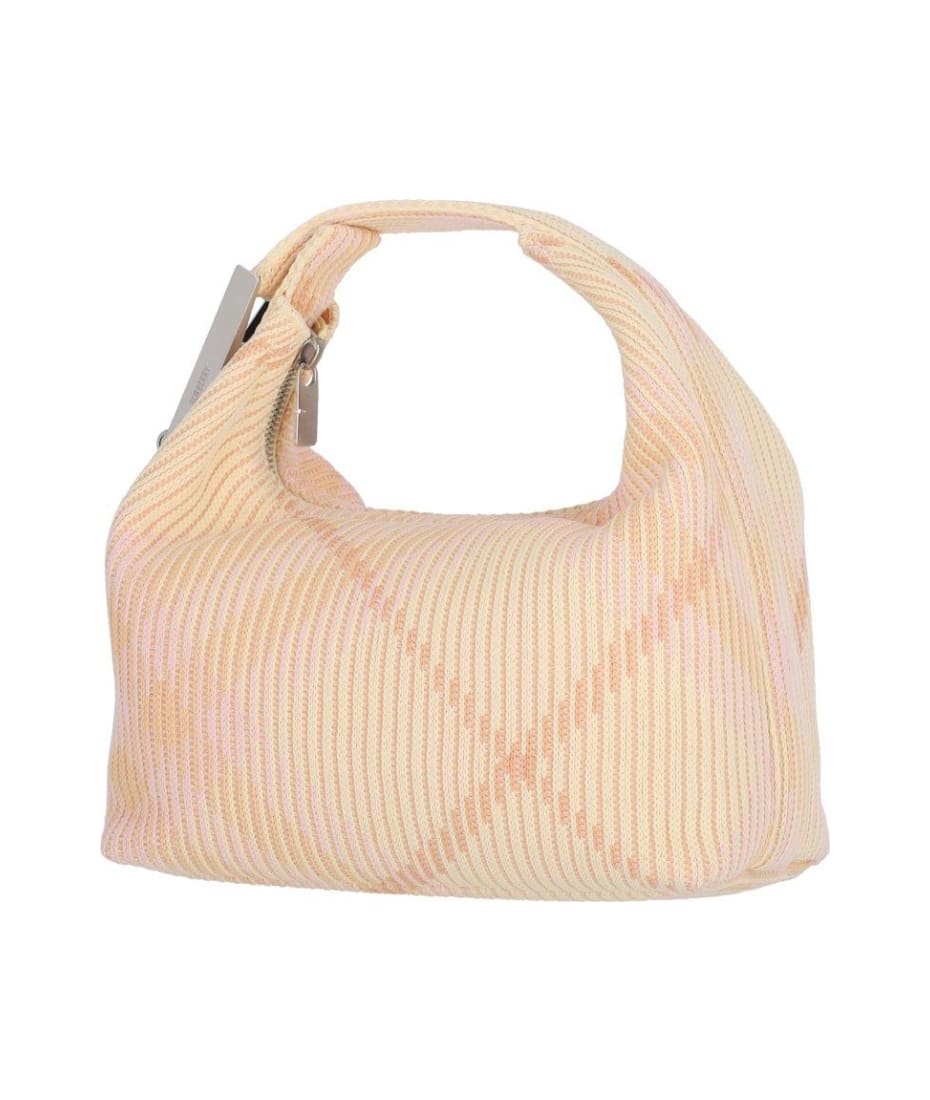 Burberry Check Pattern Zipped Tote Bag | italist
