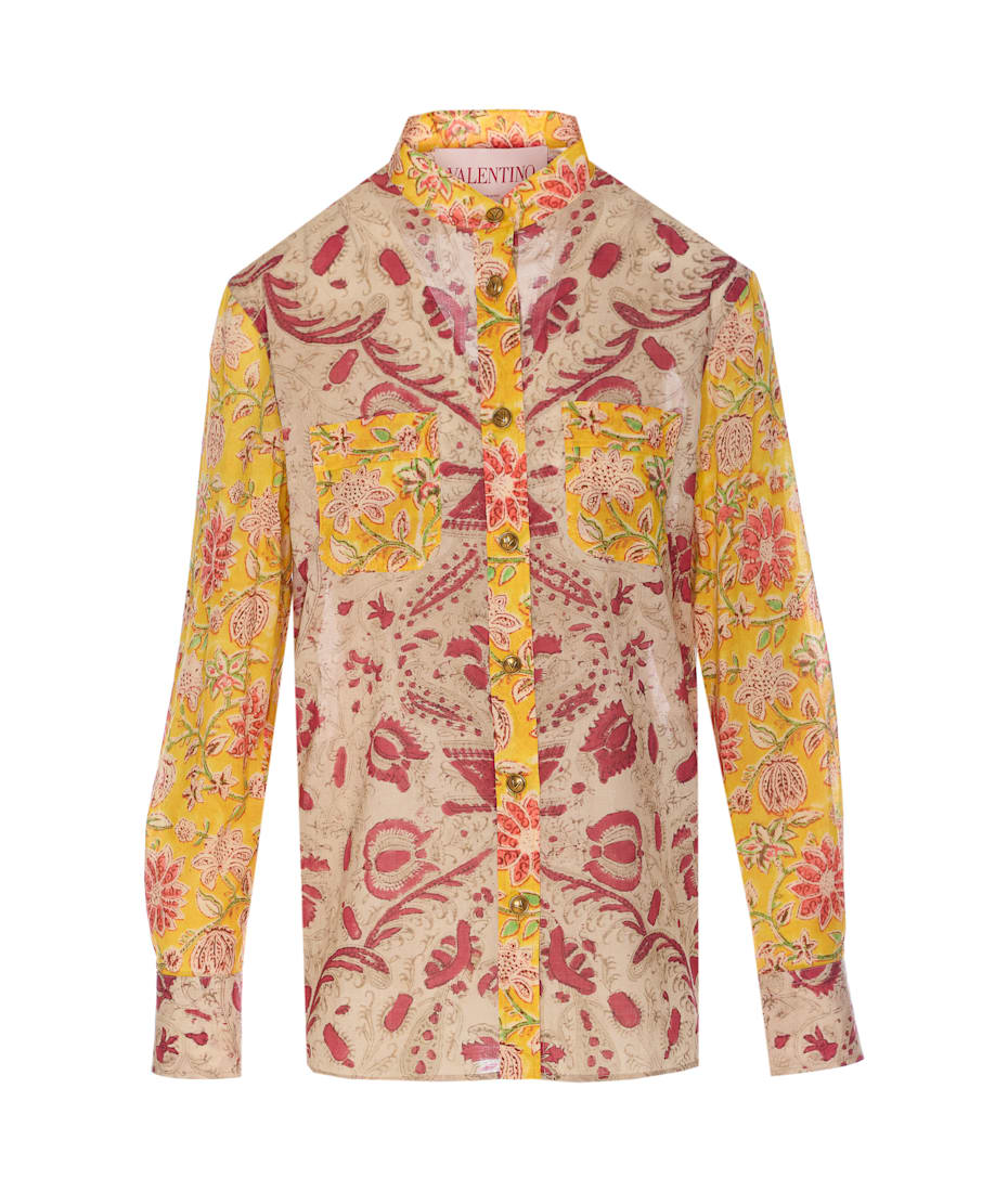 VALENTINO トップス Long-Sleeved Toile Iconographe Top – THAHAB KW
