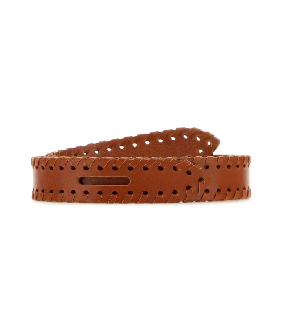 新品★ Isabel Marant　 Lecce Belt ブラウン Lecce leather belt in brown - Isabel Marant | Mytheresa