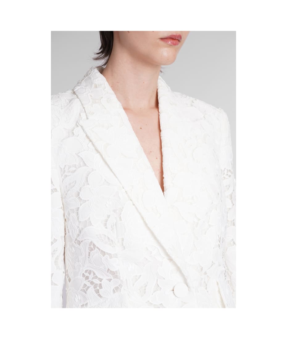 アウターその他 ZIMMERMANN Woman Blazer White 9550JS241 IVO Zimmermann Outlet: Jacket woman - White | Zimmermann blazer
