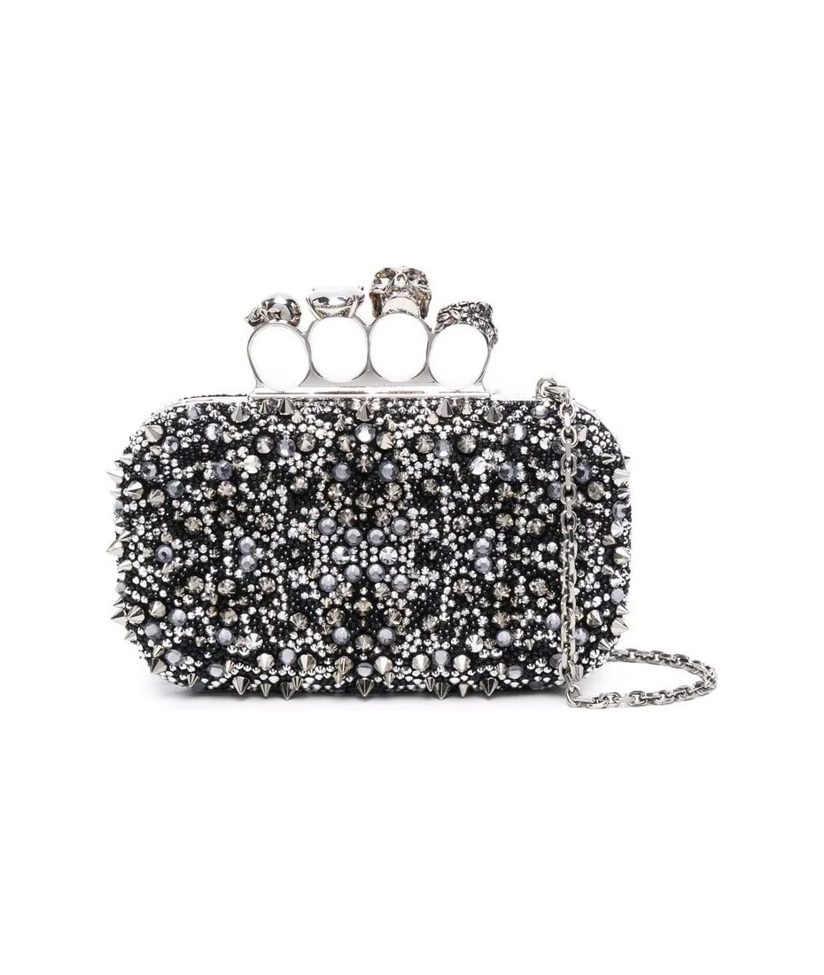 クラッチバッグ alexander mcqueen 6762561BLDA Clutches Bags.. Black ALEXANDER MCQUEEN: Shoulder bag woman - Black | Alexander