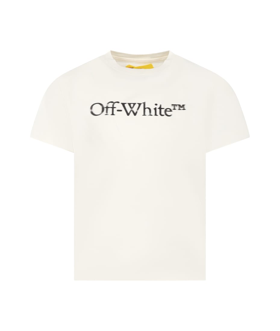 Off-White T-Shirt Kids Color White