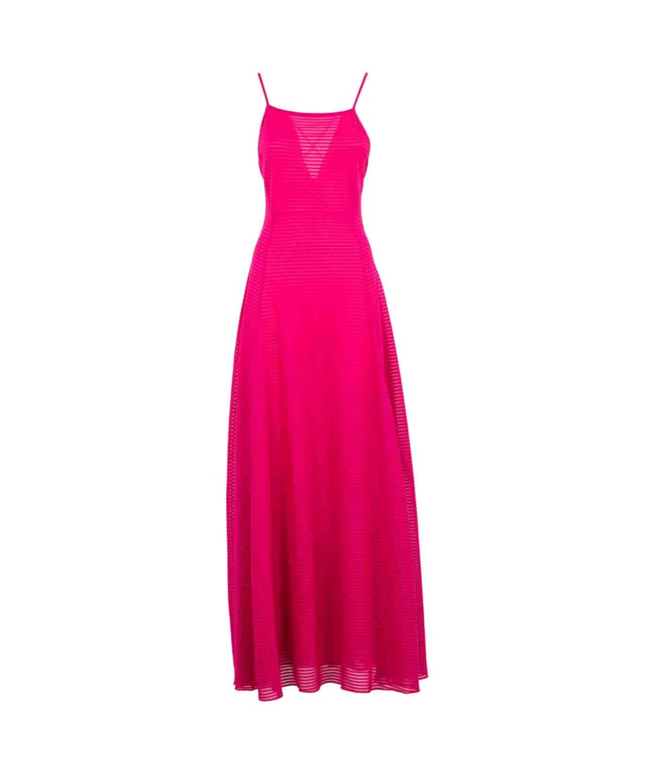 ワンピース EMPORIO ARMANI Woman Dress Fuchsia D4NA1F2NWAZ 309 Emporio Armani Outlet: dress in viscose - Fuchsia | Emporio