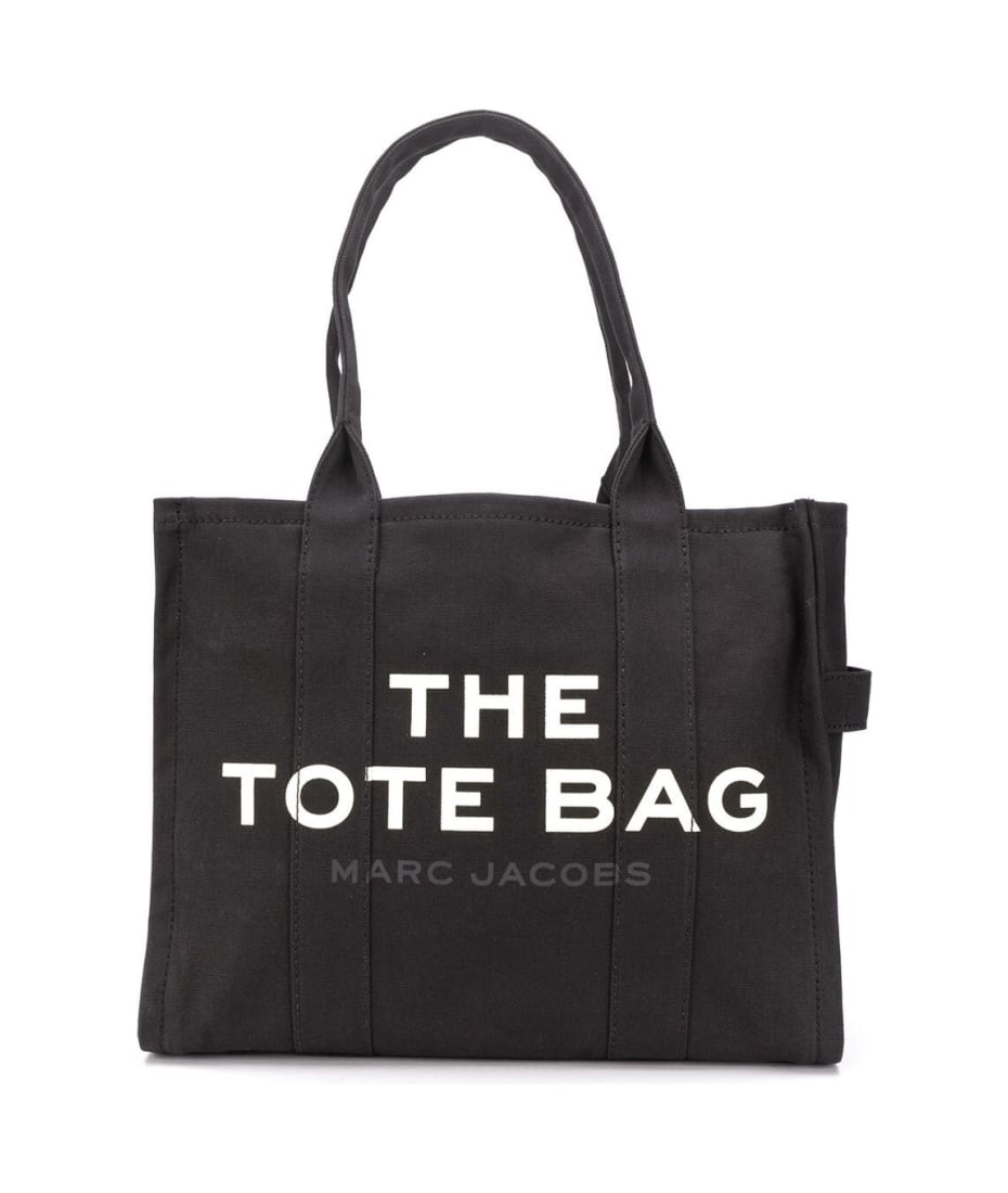 トートバッグ MARC JACOBS Woman Tote bags Black 2S4HTT005H03 001 Marc Jacobs 'the Large Tote' Black Tote Bag With Contrasting