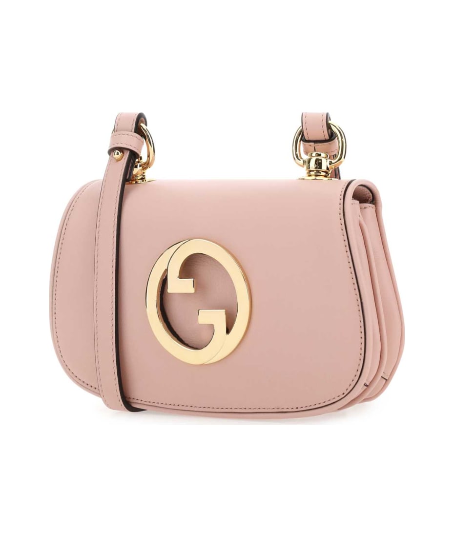 【関税&送料込】Gucci Pink Leather Gucci Blondie Crossbody B Pink Leather Gucci Blondie Crossbody Bag | italist