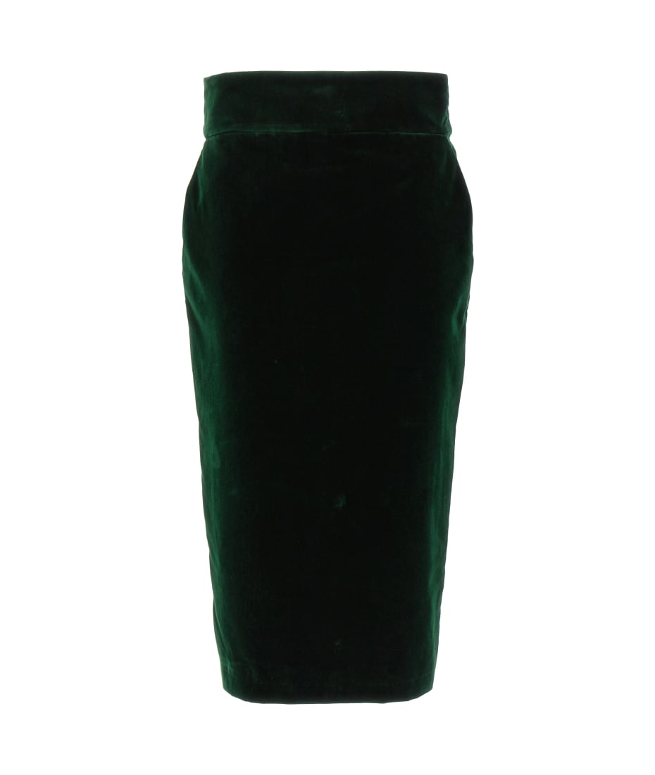 【関税込み】ALEXANDRE VAUTHIER Velvet midi skirt Alexandre Vauthier Velvet Midi Skirt | italist