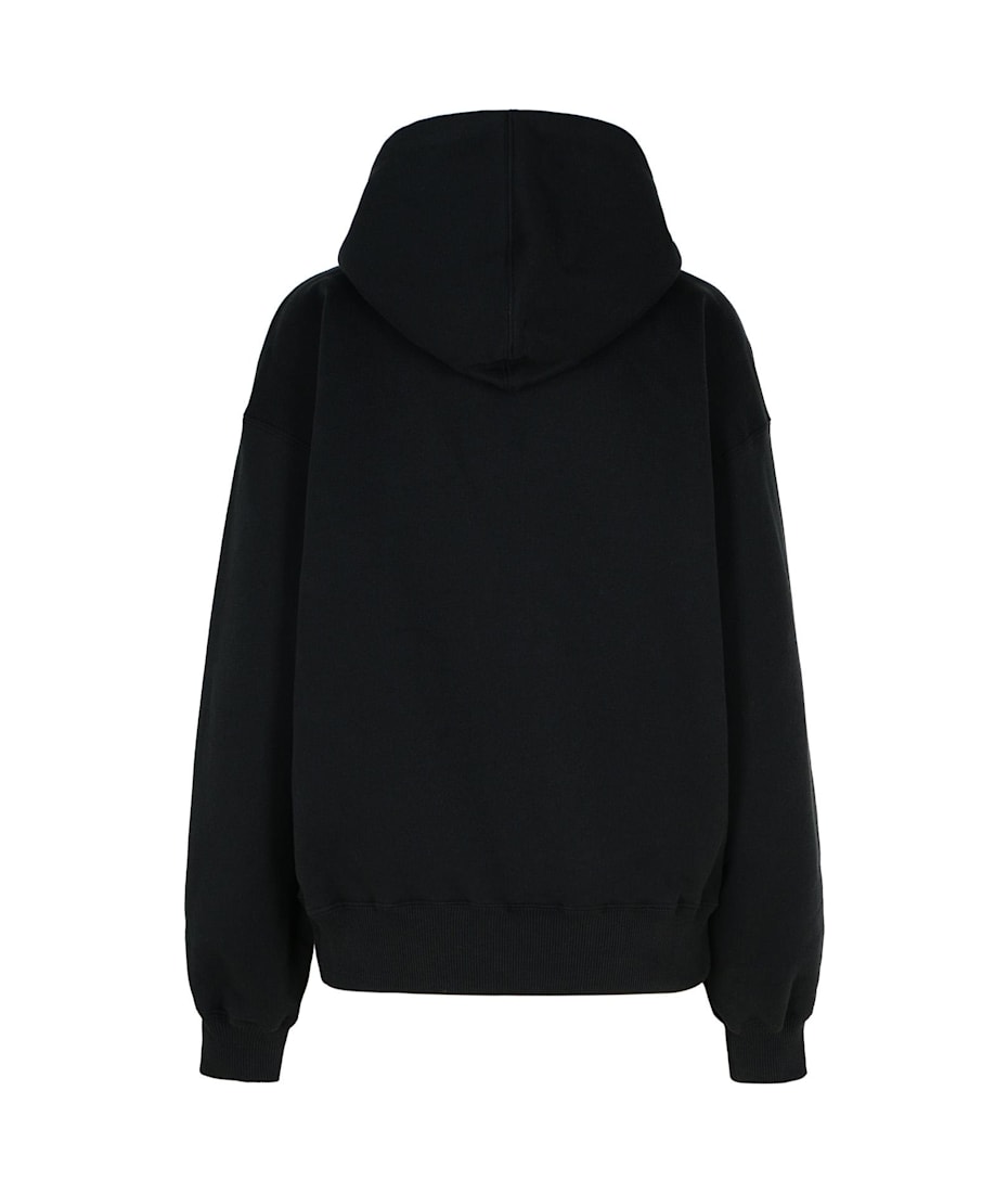 Hoodie with embellished drawstring best sale