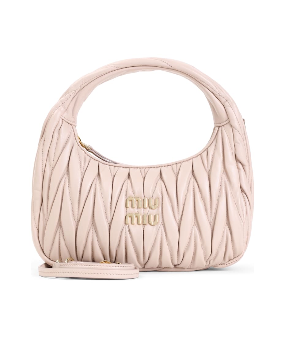 【送料&関税込】Miu Miu Powder Pink Nappa Leather Handbag Miu Miu Powder Pink Nappa Leather Handbag | italist, ALWAYS