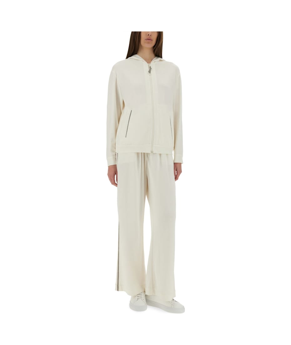 パンツ BRUNELLO CUCINELLI TRACK PANTS WITH NECKLACE Brunello Cucinelli Track Pants With Necklace | italist