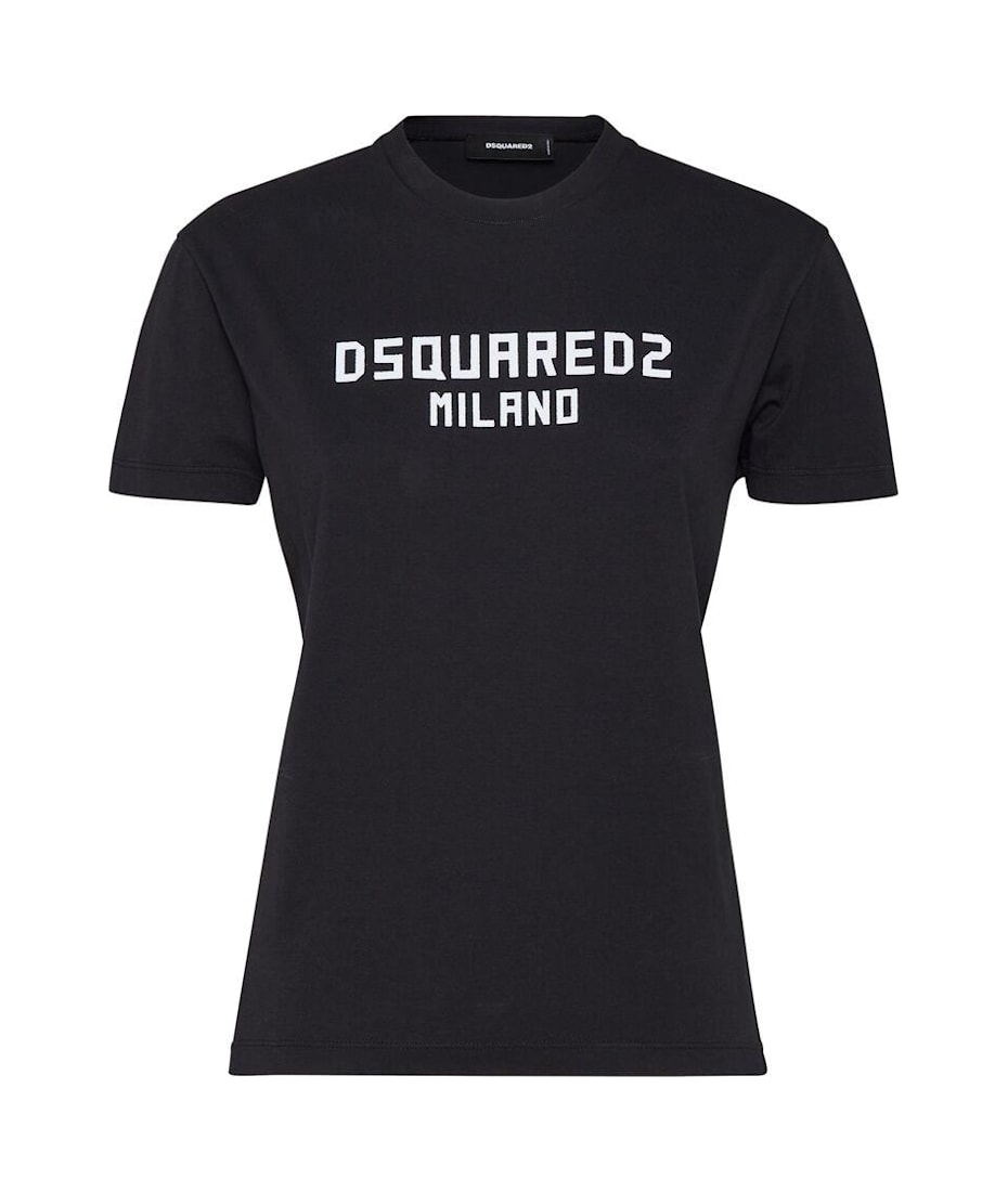 Dsquared2 Black Cotton T-shirt | italist