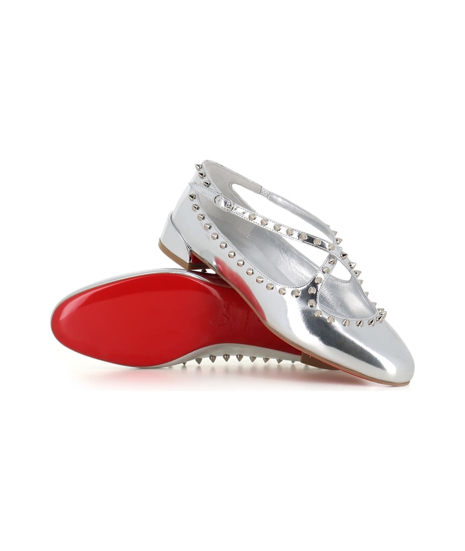 靴 Christian Louboutin Ballerinas Christian Louboutin Ballerina Pilouta Jane Spikes Flat