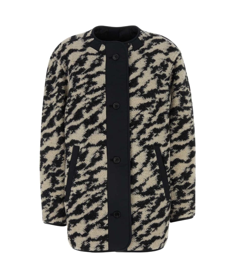 ブルゾン Marant Etoile Reversible Jacket Fernelia Marant Étoile Embroidered Wool Blend Fermelia Reversible