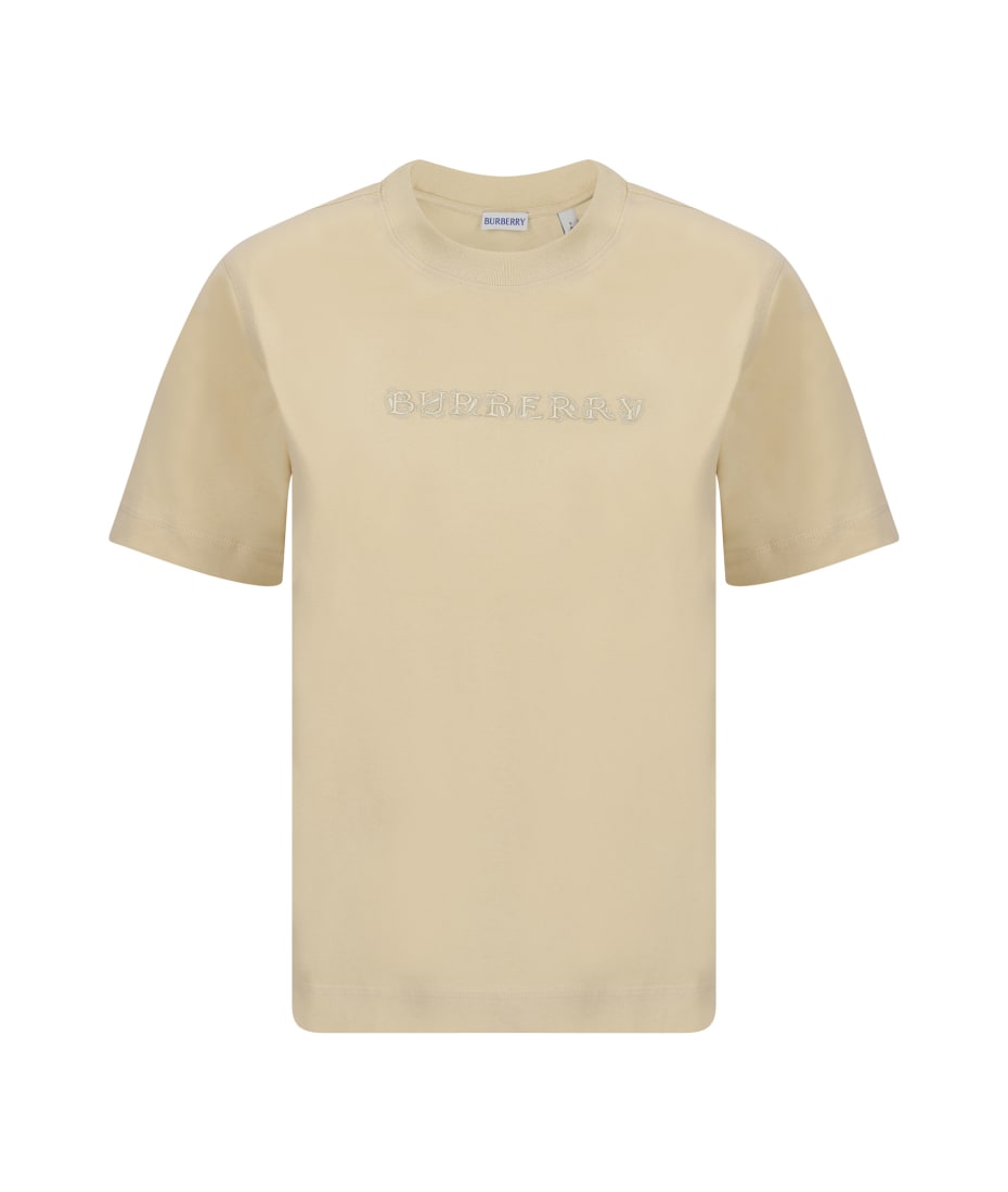 【関税＆送料込み】Burberry Paisley Logo T-Shirt Paisley Logo Cotton T-shirt in Shadow - Men | Burberry® Official