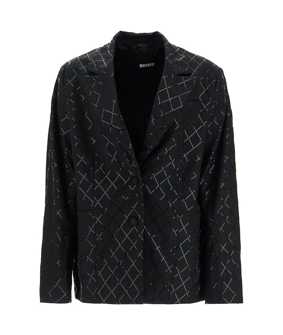 Rotate by Birger Christensen Oversized Sequin Blazer