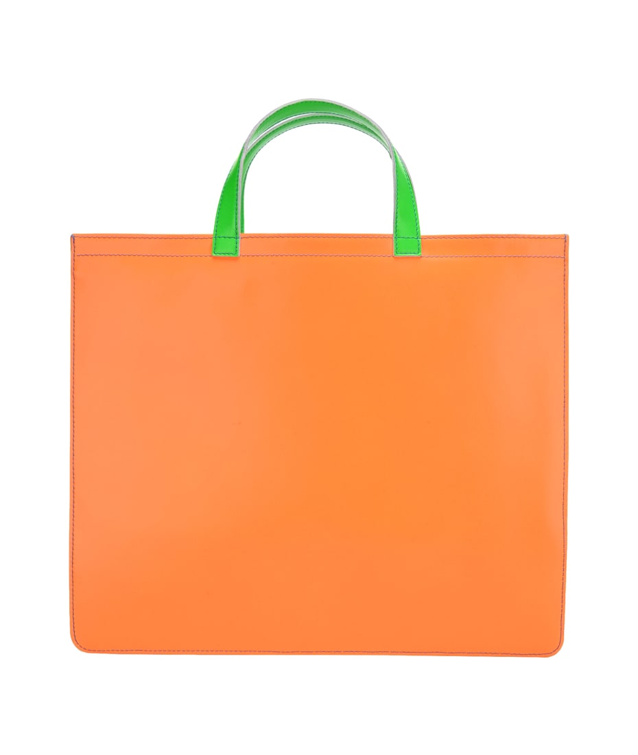 トートバッグ Comme Des Garcons Wallet Super Fluo Leather Tote Bag Comme des Garçons Wallet Super Fluo Tote Bag | italist