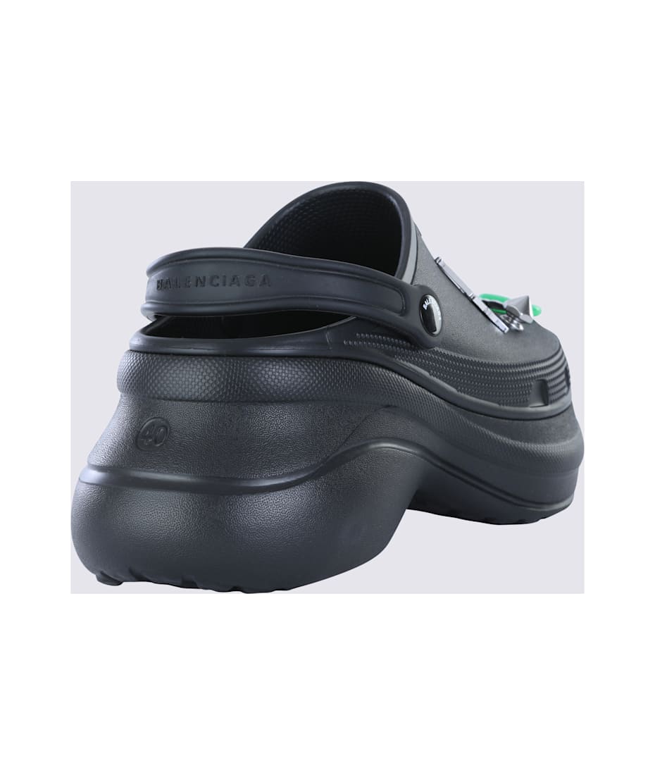 VIP【関税送料無料】希少 Balenciagaシューズ Leather Sandal Balenciaga Black Leather Sandals その他各種シューズ 通販