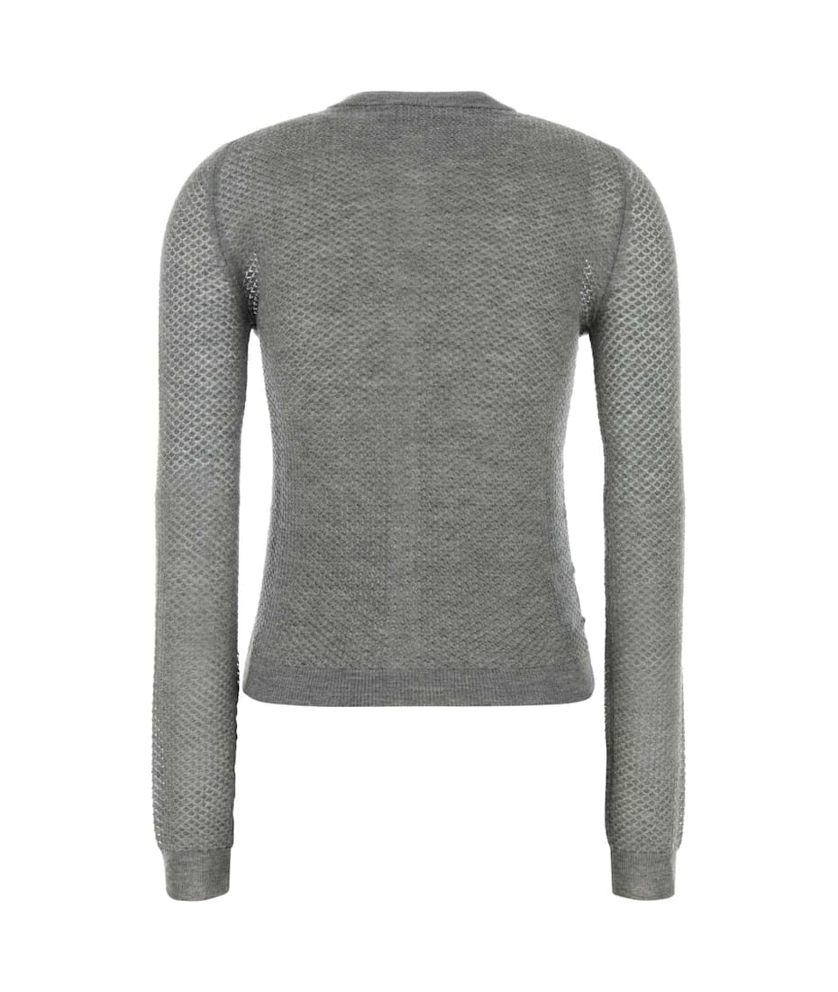 Miu Miu Grey Cashmere Cardigan | italist