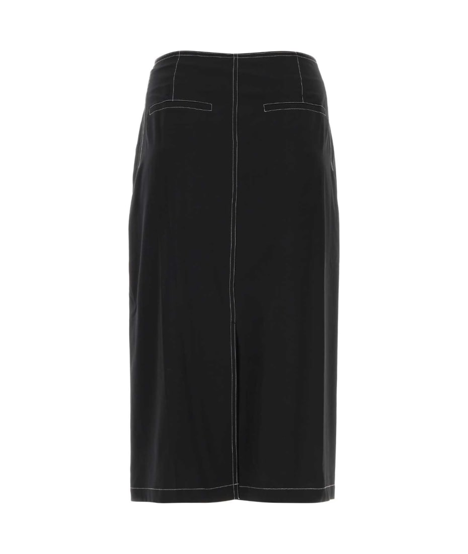 Low Classic Black Crepe Skirt | italist