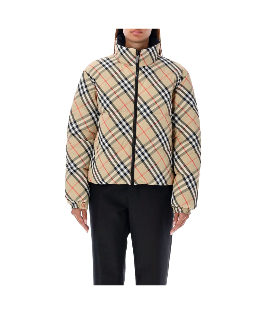Burberry London Checked Down Jacket | italist Burberry London Checked Down Jacket | italist