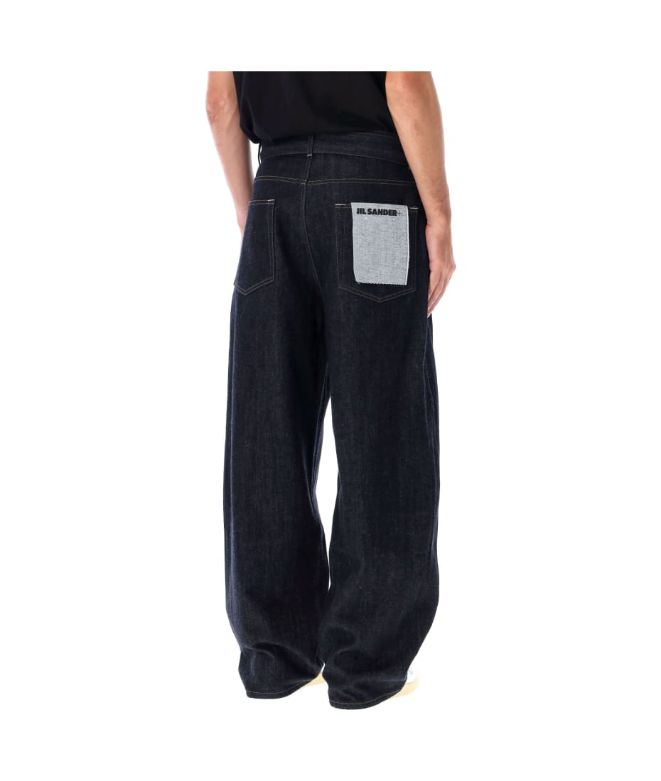 パンツ 1999ss jil sander nylon pants (44) navy Wide-leg trousers | Jil Sander | OTTODISANPIETRO