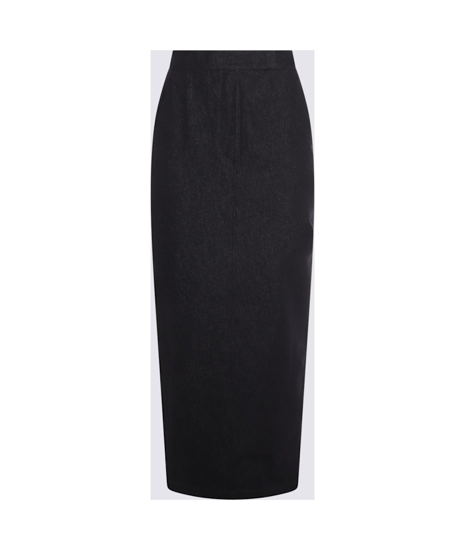 【送料&関税込】Max Mara Dark Blue Cotton Skirt Max Mara Dark Blue Cotton Skirt | italist