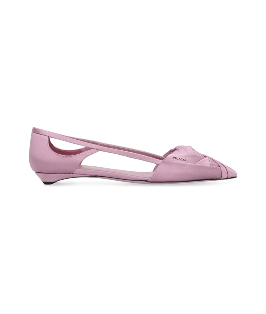 【関税＆送料込み】Prada Satin Ballet Flats Prada Satin Ballet Flats | italist