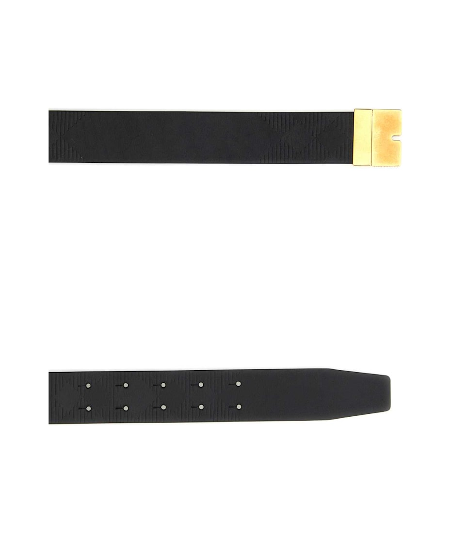Burberry Black Leather Reversible Belt | italist