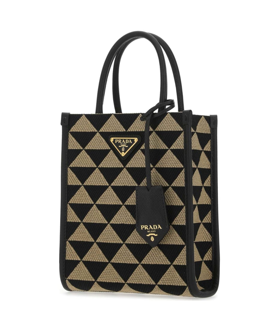 【送料&関税込】Prada Embroidered Fabric Micro Symbole Handb Prada Embroidered Fabric Micro Symbole Handbag | italist