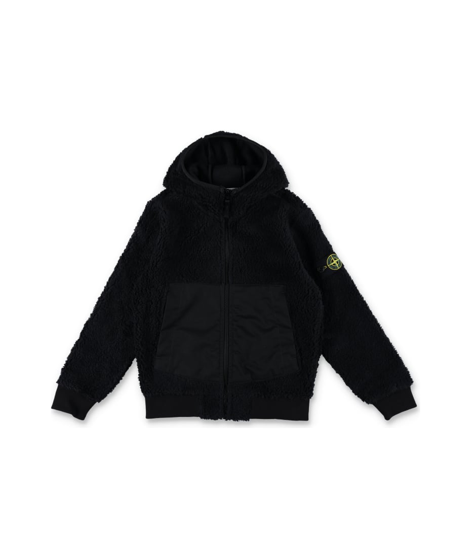 Stone Island Junior Teddy Hoodie Fleece italist