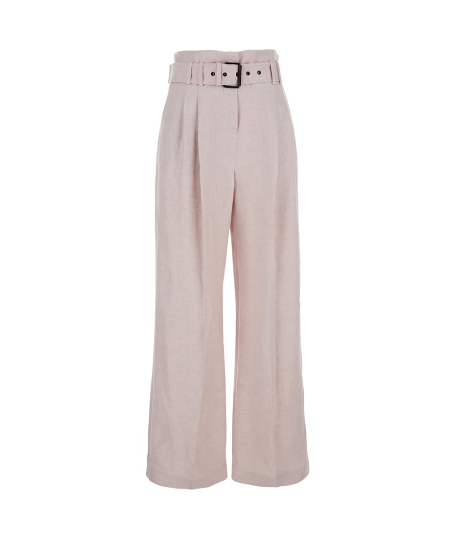 パンツ ELEVENTY PINK LINEN PANTS Eleventy Pink Linen Pants | italist