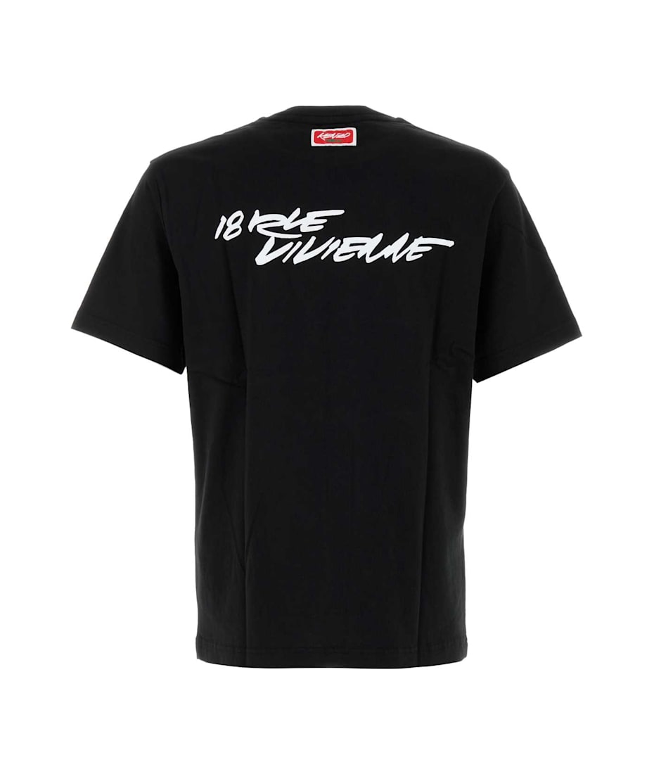 Kenzo Black Cotton T-shirt | italist