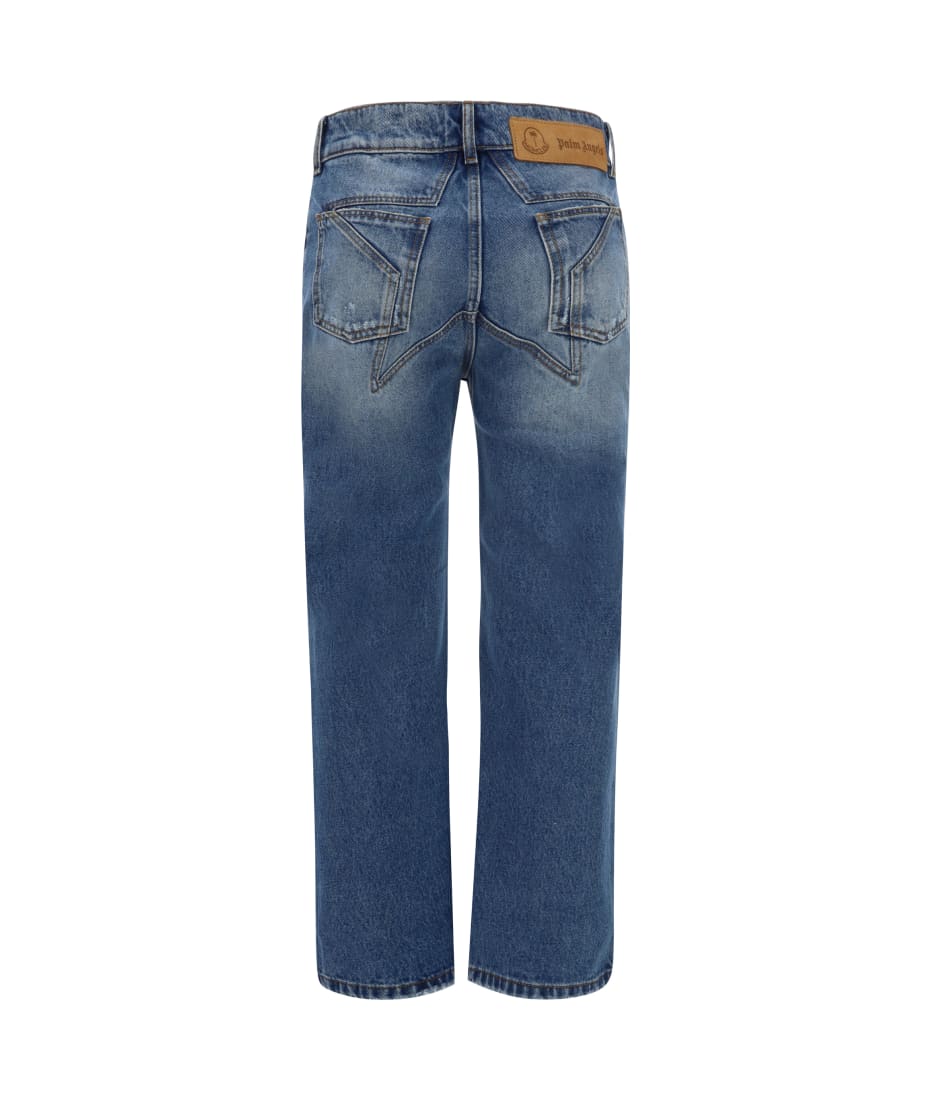 パンツ MONCLER PALM ANGELS DENIM PANTALONE Moncler Genius Palm Angels X Moncler Jeans | italist, ALWAYS LIKE