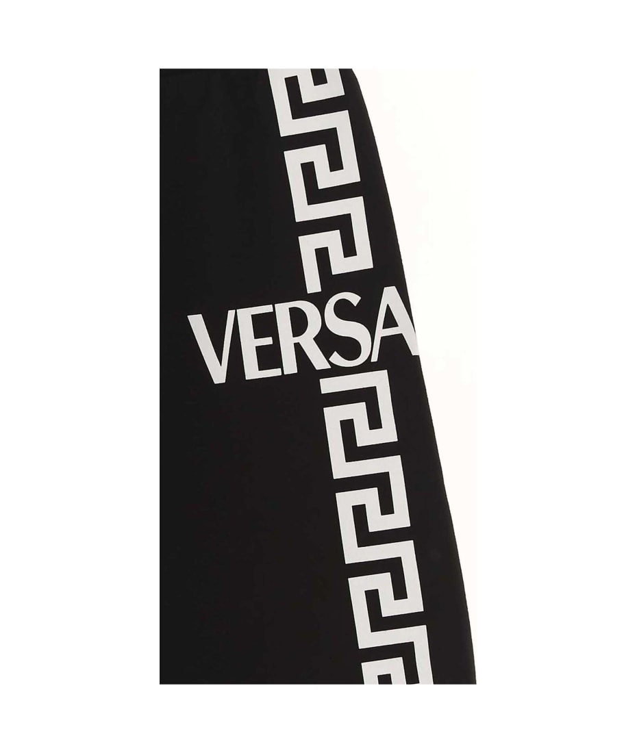 Young Versace 'greca' Bermuda Shorts - Nero