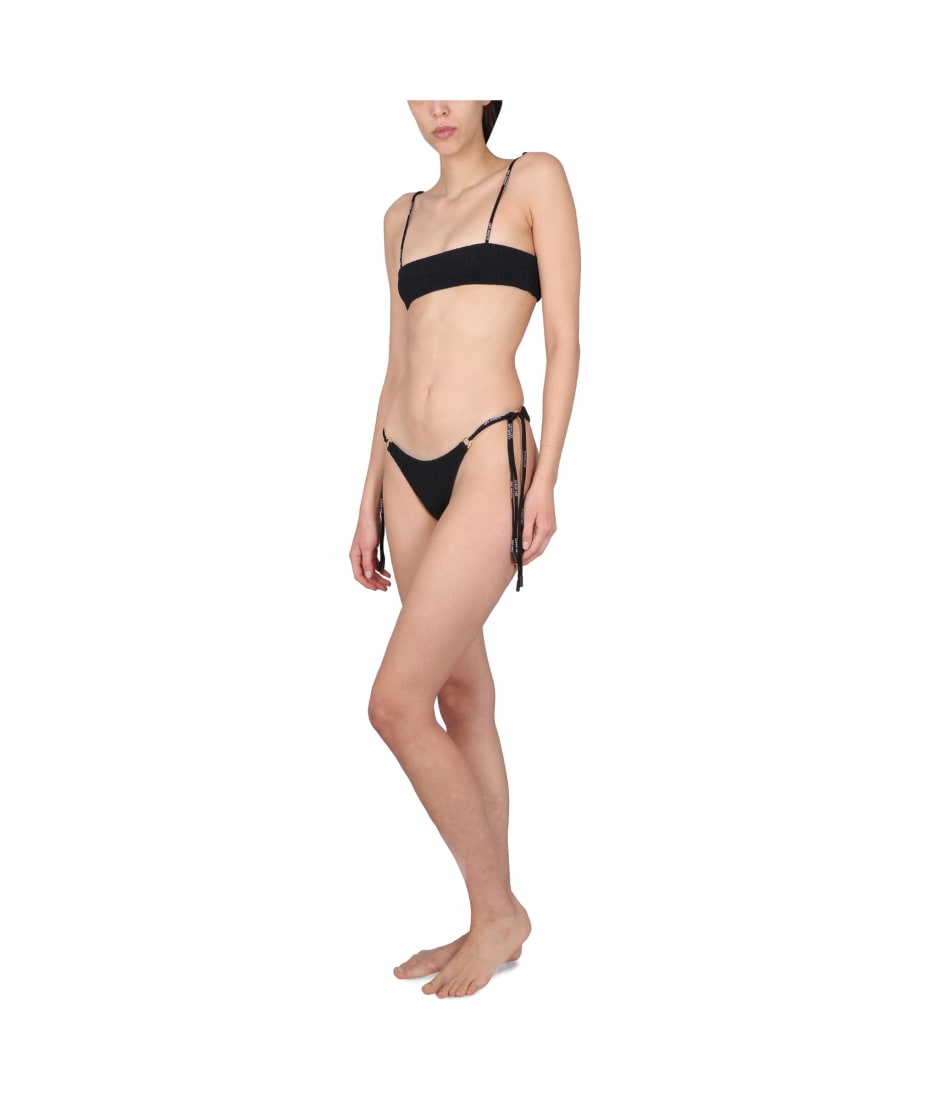 お取寄せ Pale swimwear Isaura Black Seersucker | temporada.studio