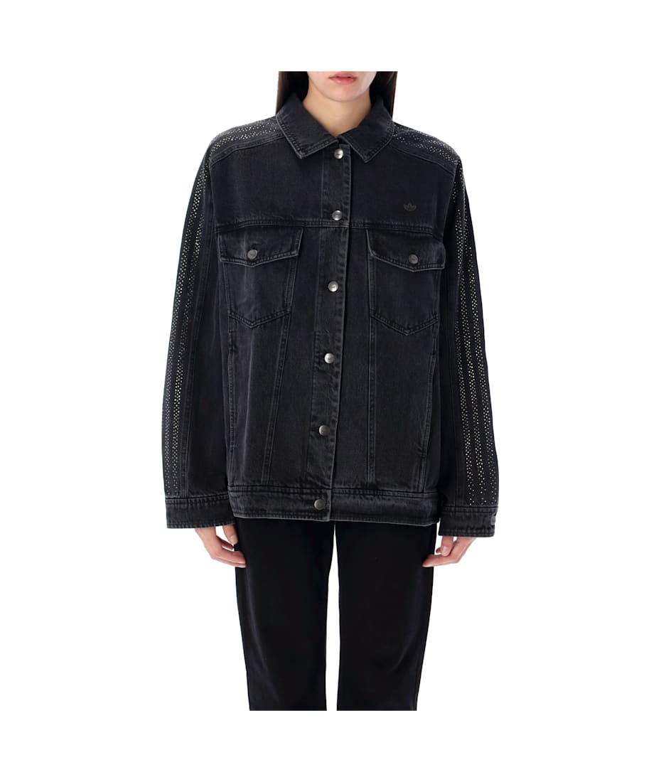 Adidas Originals Atlanta Rhinestone Denim Jacket | italist