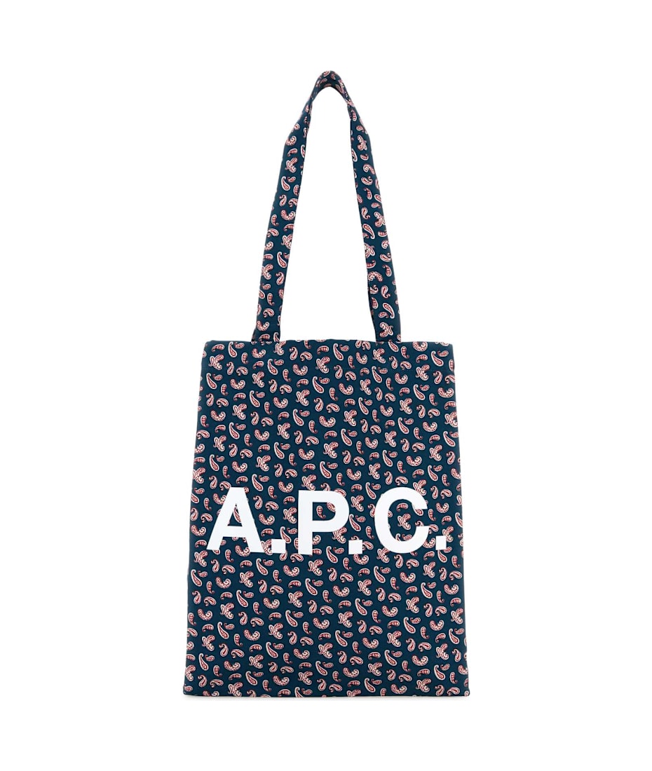 【送料&関税込】A.P.C. Printed Canvas Lou Shopping Bag A.P.C. Printed Canvas Lou Shopping Bag | italist