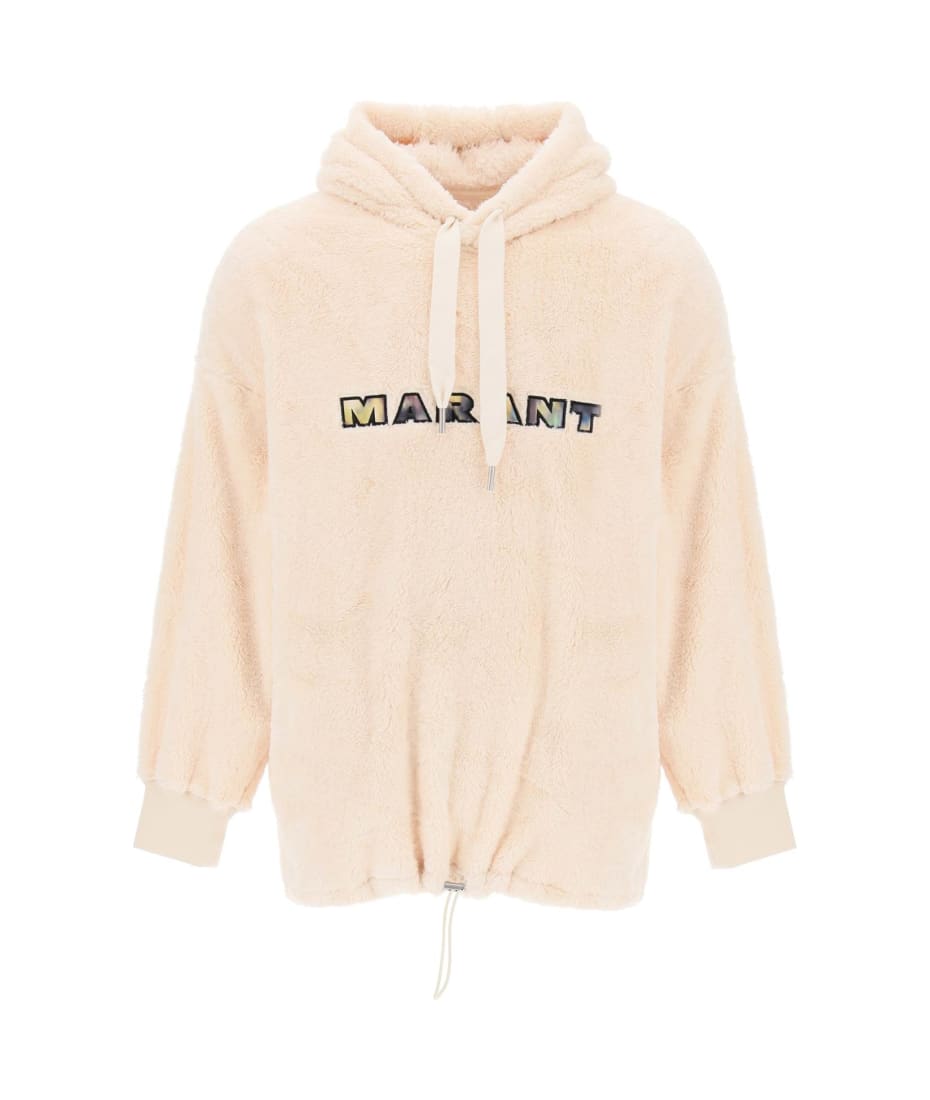 パーカー・フーディ Isabel Marant Men's ULYSSE Fleece Hoodie Ivory Isabel Marant Ulysse Fleece Hoodie | italist