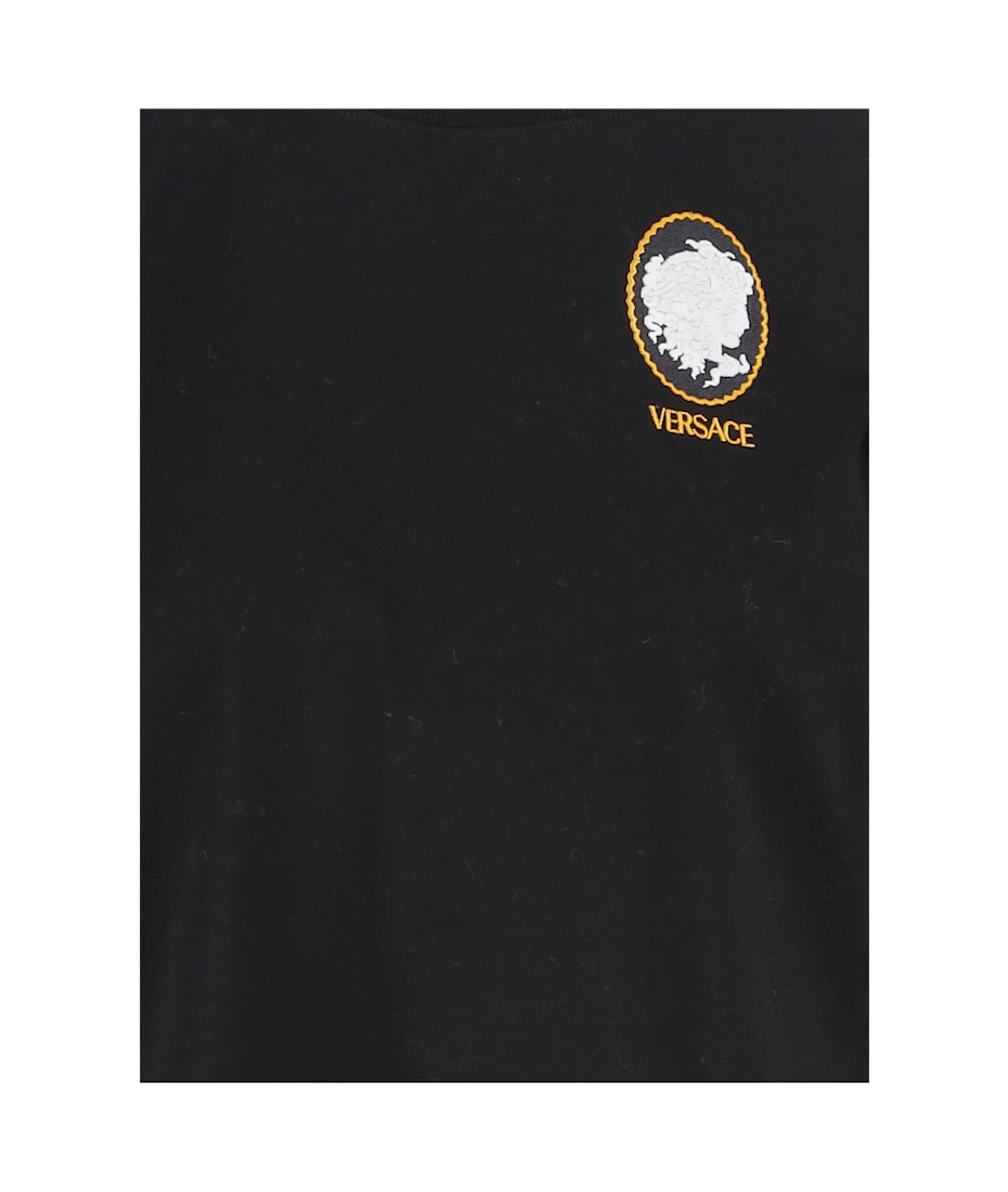 Versace Cotton T-shirt Co N Logo Cameo | italist