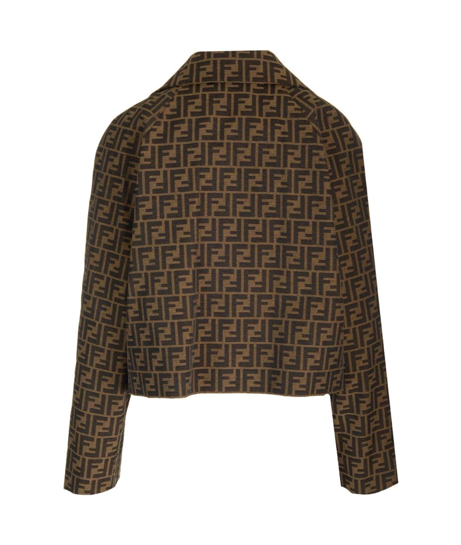 ジャケット FENDI SS24 Tailored crop jacket (FJ7474ARU5 F1NY8) Fendi Cropped Jacket | italist