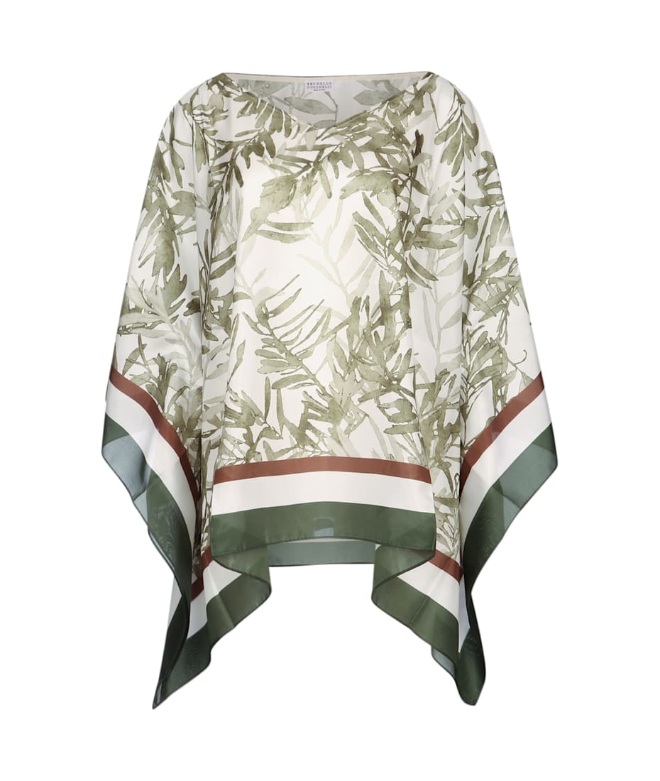 送料無料 内祝い Brunello italist | Fantasia Tshirt Cucinelli トップス